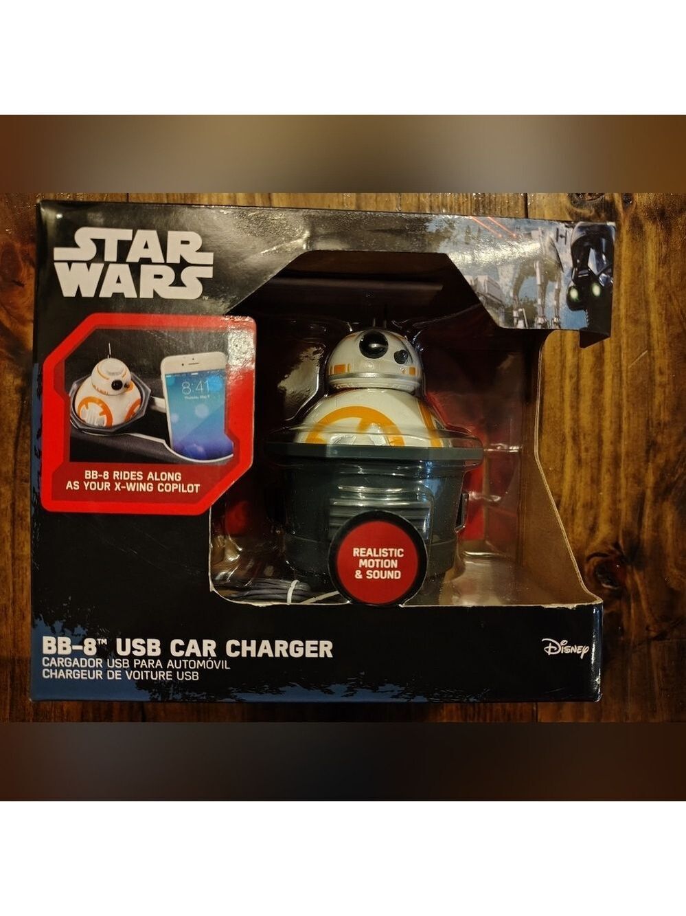 Disney Star Wars BB-8 USB Car Charger W/ 2 USB Charging Ports ThinkGeek